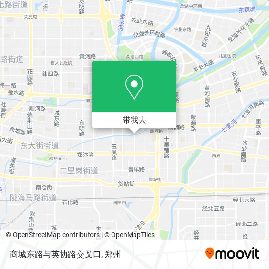 商城东路与英协路交叉口地图