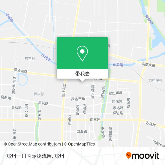 郑州一川国际物流园地图