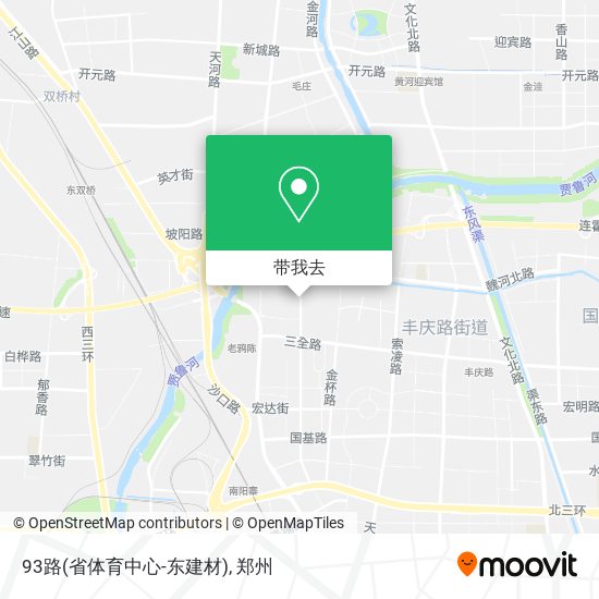 93路(省体育中心-东建材)地图
