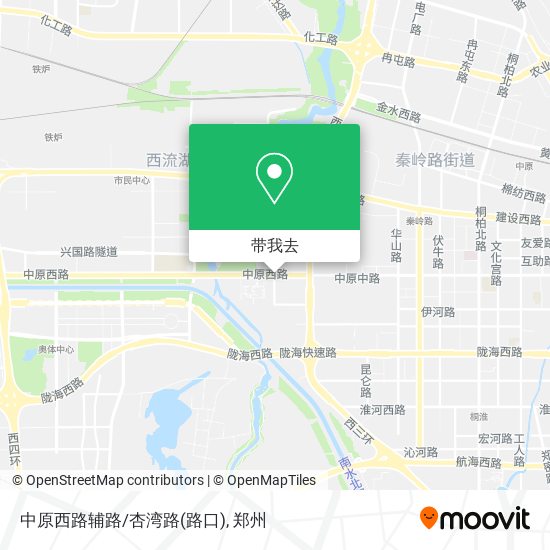 中原西路辅路/杏湾路(路口)地图
