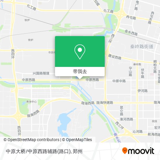 中原大桥/中原西路辅路(路口)地图