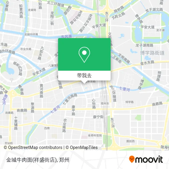 金城牛肉面(祥盛街店)地图