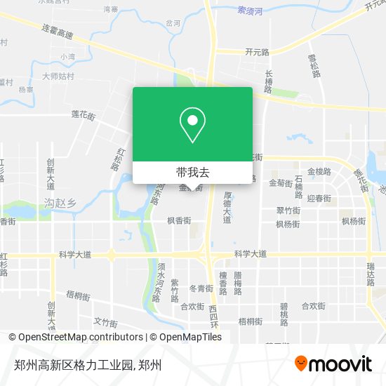 郑州高新区格力工业园地图