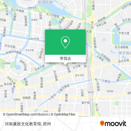 河南廉政文化教育馆地图