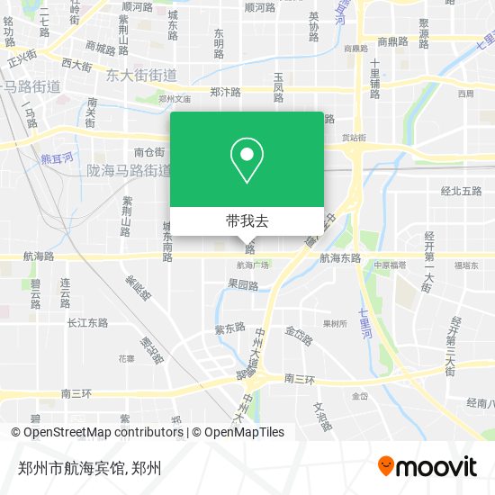 郑州市航海宾馆地图