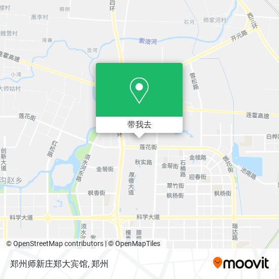 郑州师新庄郑大宾馆地图