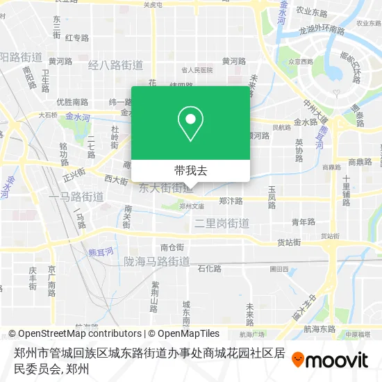 郑州市管城回族区城东路街道办事处商城花园社区居民委员会地图