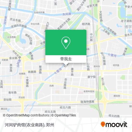 河间驴肉馆(农业南路)地图