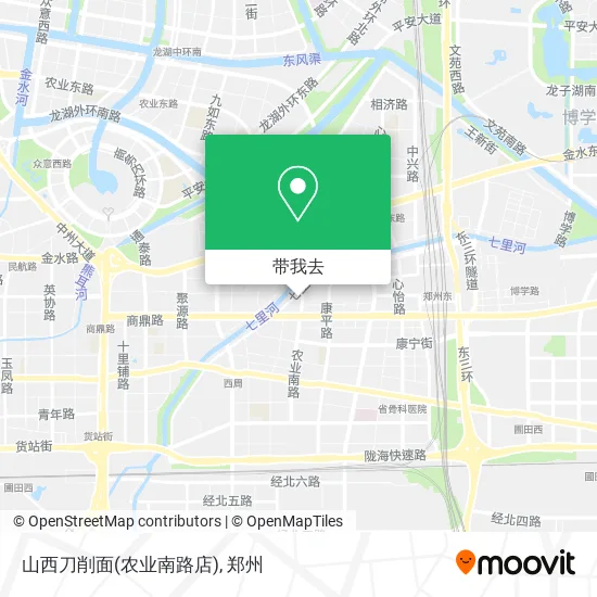 山西刀削面(农业南路店)地图