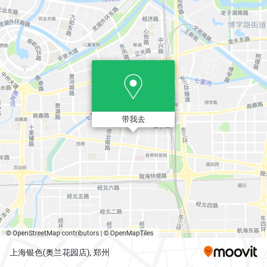上海银色(奥兰花园店)地图