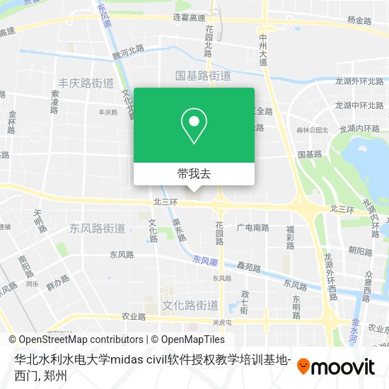 华北水利水电大学midas civil软件授权教学培训基地-西门地图
