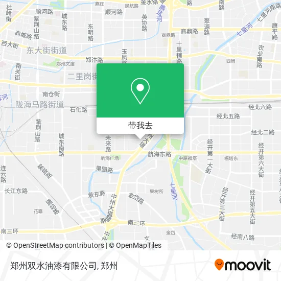 郑州双水油漆有限公司地图