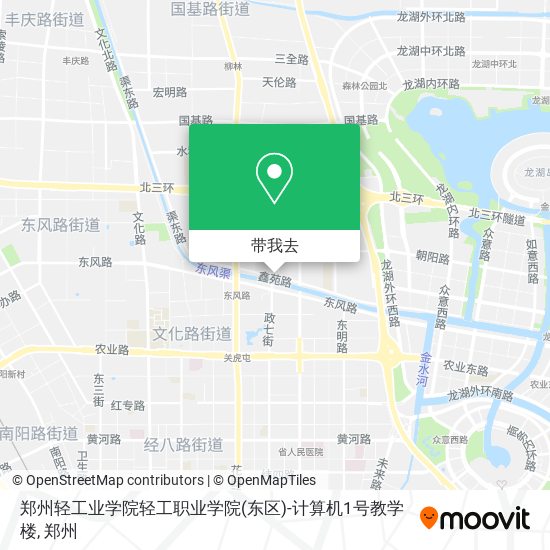 郑州轻工业学院轻工职业学院(东区)-计算机1号教学楼地图