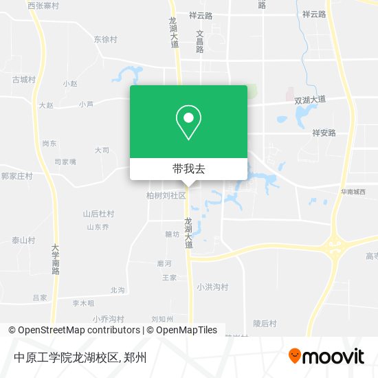 中原工学院校内地图图片