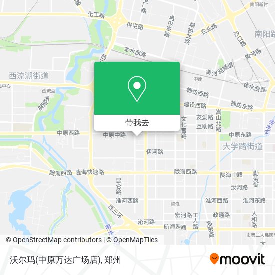 沃尔玛(中原万达广场店)地图