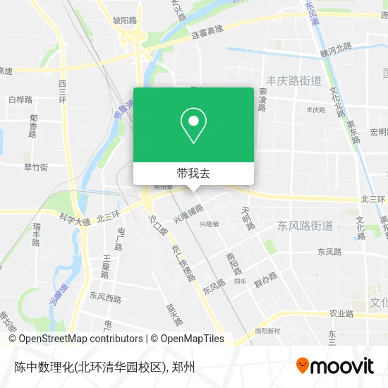 陈中数理化(北环清华园校区)地图