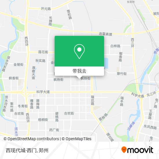 西现代城-西门地图