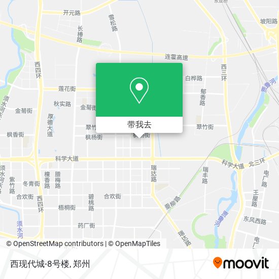 西现代城-8号楼地图