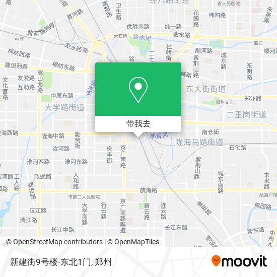 新建街9号楼-东北1门地图