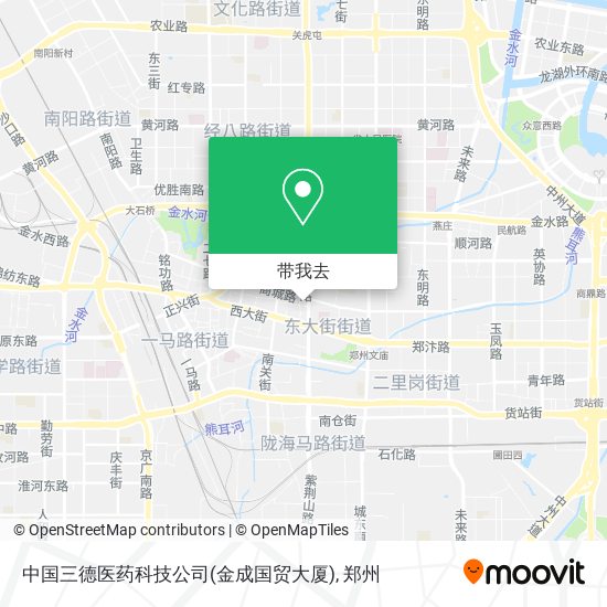 中国三德医药科技公司(金成国贸大厦)地图
