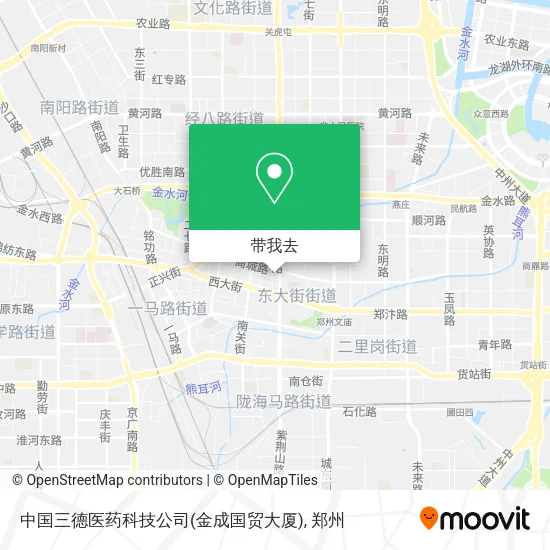 中国三德医药科技公司(金成国贸大厦)地图