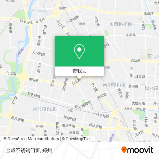 金成不锈钢门窗地图