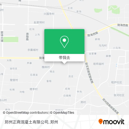 郑州正商混凝土有限公司地图