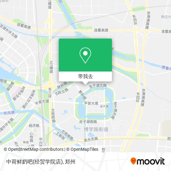 中荷鲜奶吧(经贸学院店)地图