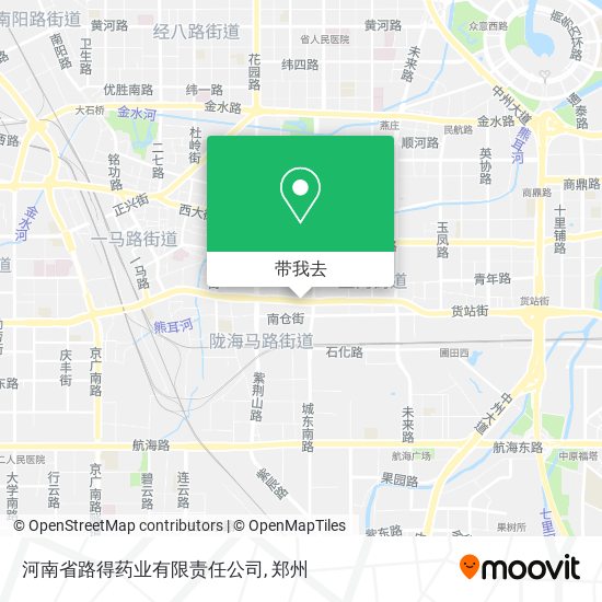 河南省路得药业有限责任公司地图