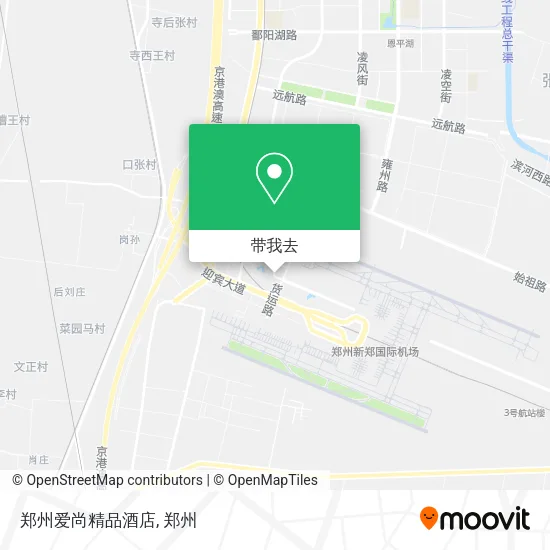 郑州爱尚精品酒店地图