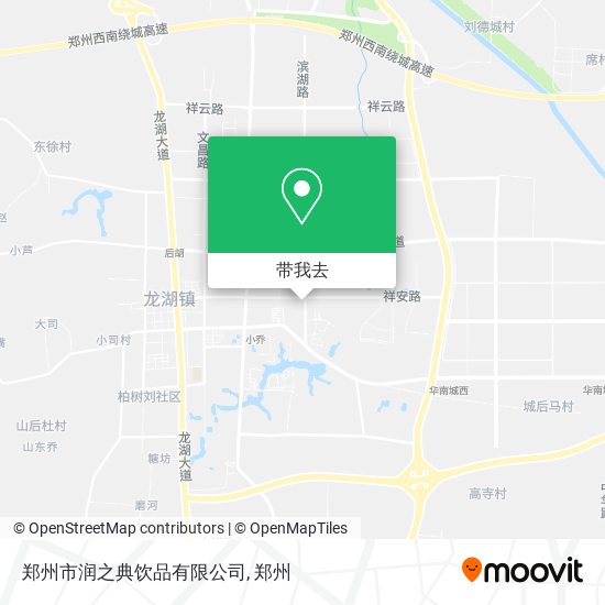 郑州市润之典饮品有限公司地图