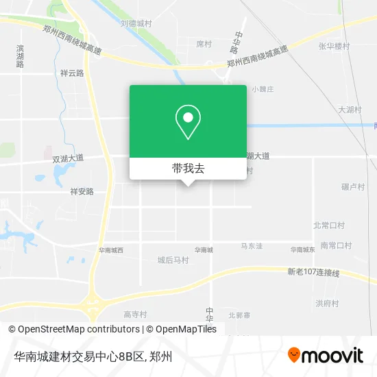 华南城建材交易中心8B区地图