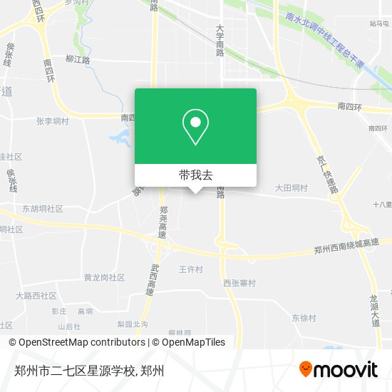 郑州市二七区星源学校地图