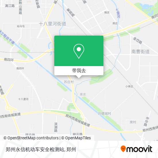 郑州永信机动车安全检测站地图