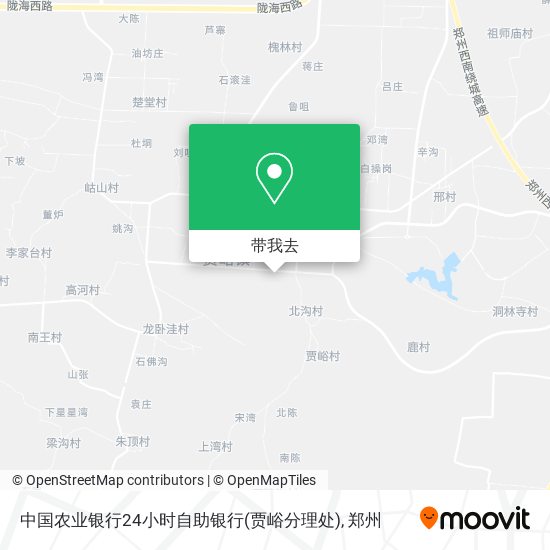 中国农业银行24小时自助银行(贾峪分理处)地图