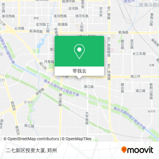 二七新区投资大厦地图