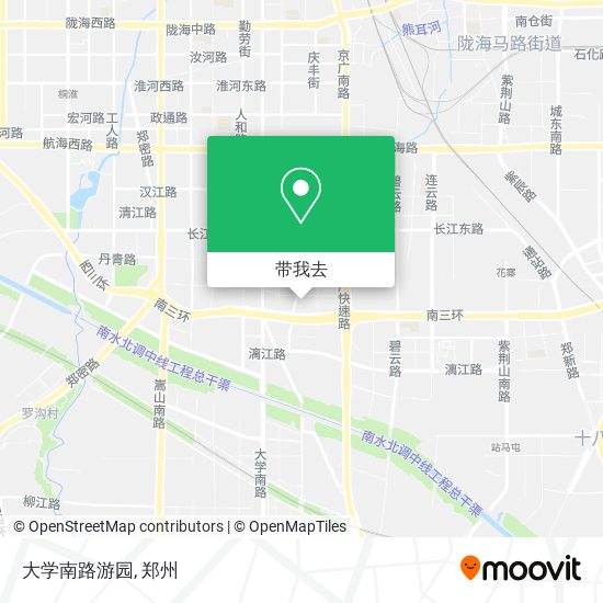 大学南路游园地图