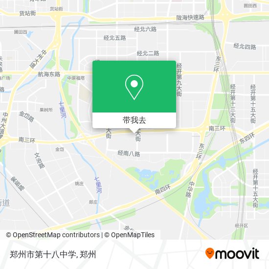 郑州市第十八中学地图