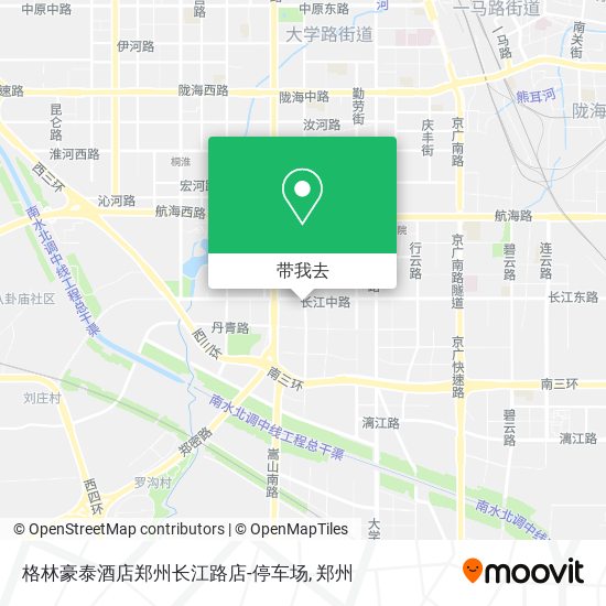 格林豪泰酒店郑州长江路店-停车场地图
