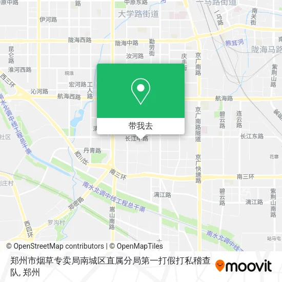 郑州市烟草专卖局南城区直属分局第一打假打私稽查队地图