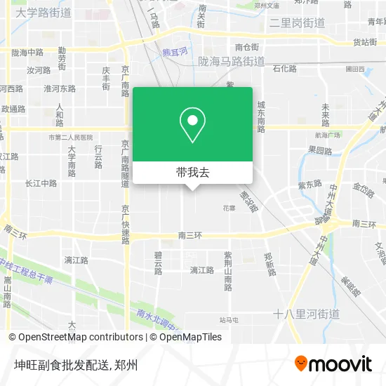坤旺副食批发配送地图