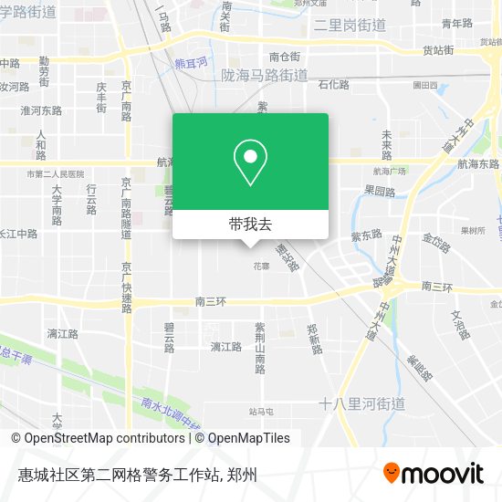 惠城社区第二网格警务工作站地图