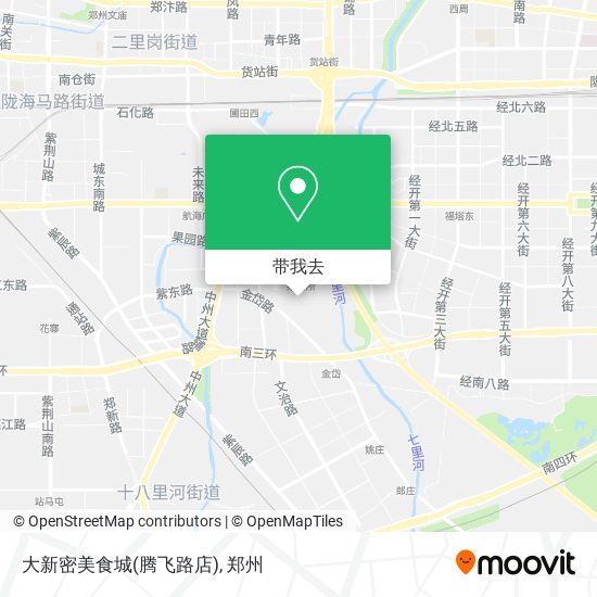 大新密美食城(腾飞路店)地图
