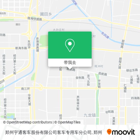 郑州宇通客车股份有限公司客车专用车分公司地图