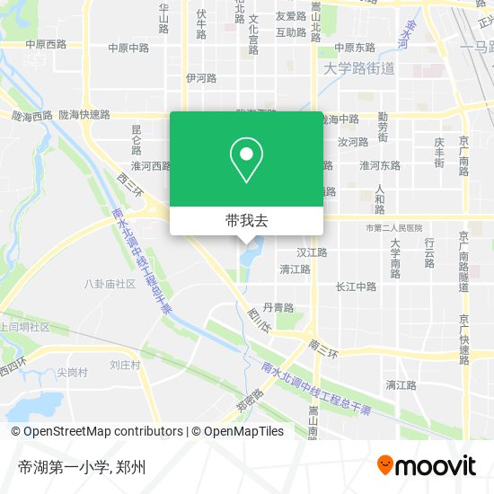 帝湖第一小学地图