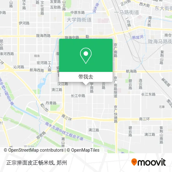 正宗擀面皮正畅米线地图