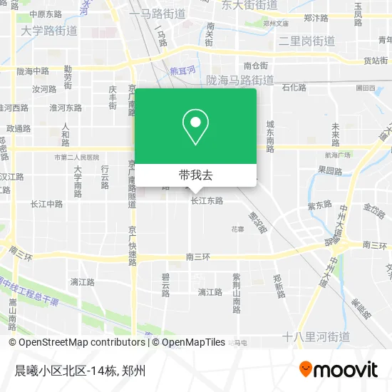 晨曦小区北区-14栋地图