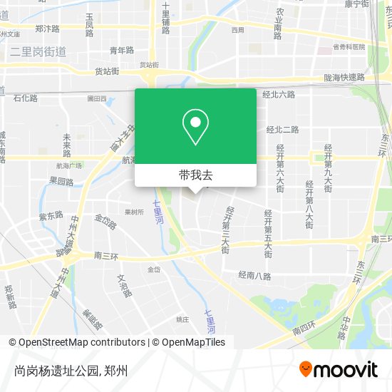 尚岗杨遗址公园地图