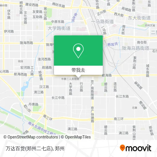 万达百货(郑州二七店)地图