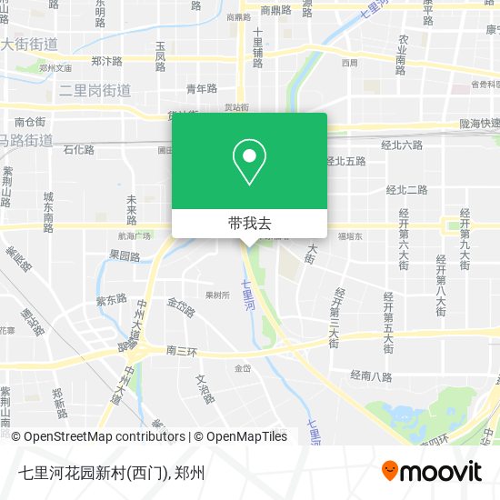 七里河花园新村(西门)地图